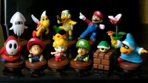 New super mario bros  FIGURA COLECCION set bebes