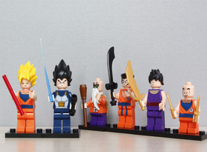 6 PIEZAS LEGO DRAGONBALL Z