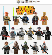 16 PIEZAS LEGO STAR WARS